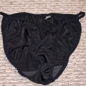 soft black underwear size 6